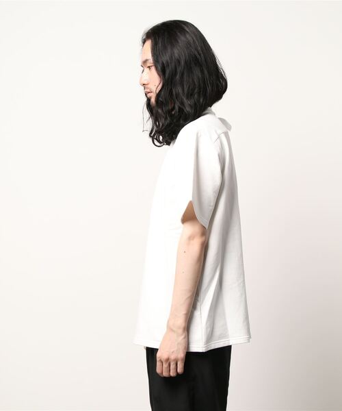 417 EDIFICE（フォーワンセブンエディフィス）の「【CAPSULE-T】 Essential ショートスリーブスウェット（Tシャツ/カットソー・メンズ・ホワイト/チャコールグレー/ブラック/ライトグリーン・SMALL/MEDIUM/LARGE/X-LARGE）」の21枚目の写真