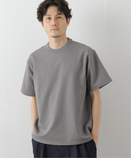 417 EDIFICE（フォーワンセブンエディフィス）の「【CAPSULE-T】 Essential ショートスリーブスウェット（Tシャツ/カットソー・メンズ・ホワイト/チャコールグレー/ブラック/ライトグリーン・SMALL/MEDIUM/LARGE/X-LARGE）」の3枚目の写真