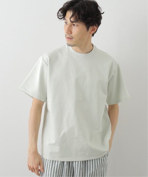 417 EDIFICE（フォーワンセブンエディフィス）の「【CAPSULE-T】 Essential ショートスリーブスウェット（Tシャツ/カットソー・メンズ・ホワイト/チャコールグレー/ブラック/ライトグリーン・SMALL/MEDIUM/LARGE/X-LARGE）」の4枚目の写真