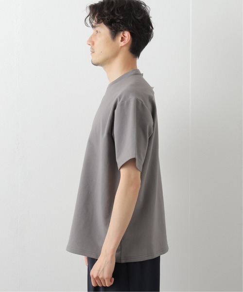 417 EDIFICE（フォーワンセブンエディフィス）の「【CAPSULE-T】 Essential ショートスリーブスウェット（Tシャツ/カットソー・メンズ・ホワイト/チャコールグレー/ブラック/ライトグリーン・SMALL/MEDIUM/LARGE/X-LARGE）」の8枚目の写真