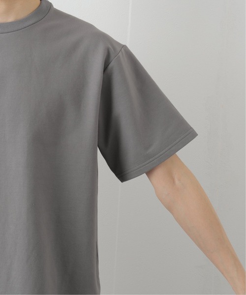 417 EDIFICE（フォーワンセブンエディフィス）の「【CAPSULE-T】 Essential ショートスリーブスウェット（Tシャツ/カットソー・メンズ・ホワイト/チャコールグレー/ブラック/ライトグリーン・SMALL/MEDIUM/LARGE/X-LARGE）」の5枚目の写真