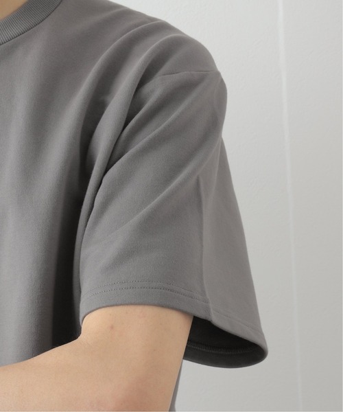 417 EDIFICE（フォーワンセブンエディフィス）の「【CAPSULE-T】 Essential ショートスリーブスウェット（Tシャツ/カットソー・メンズ・ホワイト/チャコールグレー/ブラック/ライトグリーン・SMALL/MEDIUM/LARGE/X-LARGE）」の11枚目の写真