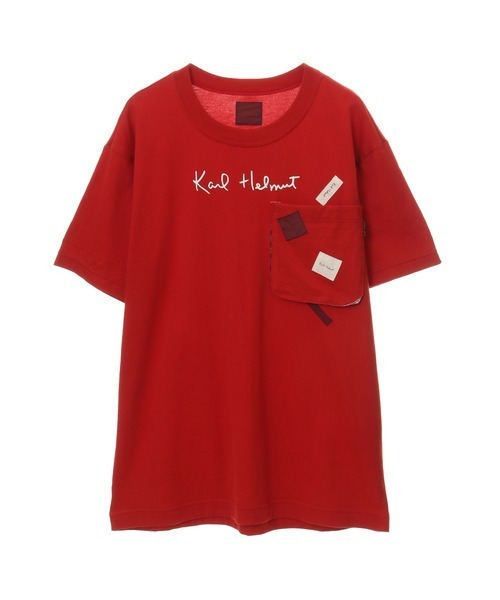 オリジナルチェック使いロゴTシャツ