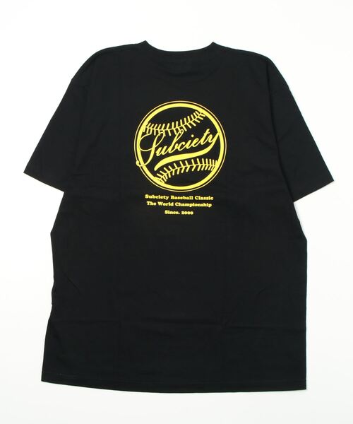 Subciety（サブサエティ）の「LEAGUE TEE（Tシャツ/カットソー・メンズ・ホワイト系その他/ホワイト×ブルー/ネイビー/ホワイト×グリーン/ブラック×イエロー・LARGE/MEDIUM/X-LARGE/XX-LARGE/SMALL）」の11枚目の写真