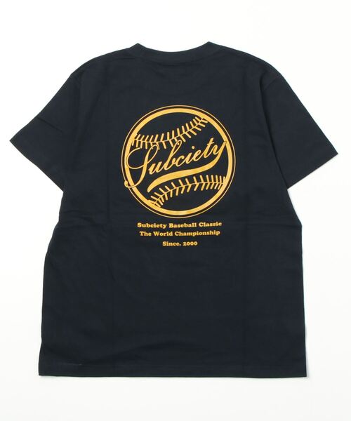 Subciety（サブサエティ）の「LEAGUE TEE（Tシャツ/カットソー・メンズ・ホワイト系その他/ホワイト×ブルー/ネイビー/ホワイト×グリーン/ブラック×イエロー・LARGE/MEDIUM/X-LARGE/XX-LARGE/SMALL）」の14枚目の写真