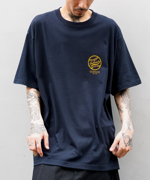 Subciety（サブサエティ）の「LEAGUE TEE（Tシャツ/カットソー・メンズ・ホワイト系その他/ホワイト×ブルー/ネイビー/ホワイト×グリーン/ブラック×イエロー・LARGE/MEDIUM/X-LARGE/XX-LARGE/SMALL）」の10枚目の写真