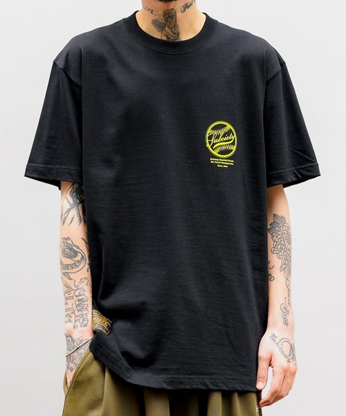 Subciety（サブサエティ）の「LEAGUE TEE（Tシャツ/カットソー・メンズ・ホワイト系その他/ホワイト×ブルー/ネイビー/ホワイト×グリーン/ブラック×イエロー・LARGE/MEDIUM/X-LARGE/XX-LARGE/SMALL）」の16枚目の写真