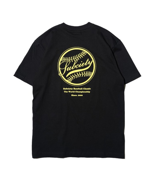 Subciety（サブサエティ）の「LEAGUE TEE（Tシャツ/カットソー・メンズ・ホワイト系その他/ホワイト×ブルー/ネイビー/ホワイト×グリーン/ブラック×イエロー・LARGE/MEDIUM/X-LARGE/XX-LARGE/SMALL）」の9枚目の写真