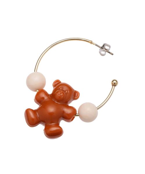 merry jenny(メリージェニー)の「acrylic bear pierces(ピアス(両耳用)・レディース・ブラック/ブラウン/クリア・FREE)」の7枚目の写真