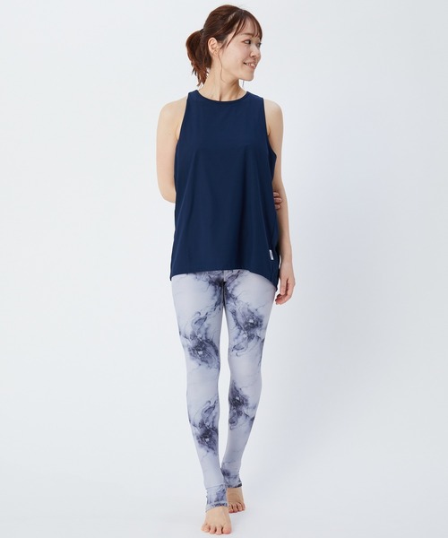 Julier Yoga and Relax(ジュリエヨガアンドリラックス)の「Julier プライムフレックスラッププルオーバー(Tシャツ/カットソー・レディース・ネイビー/ブラウン/ライトグレー・FREE)」の11枚目の写真