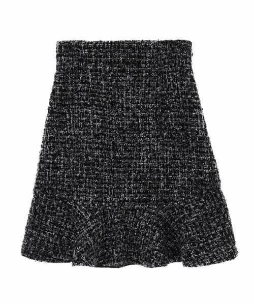 31 Sons de mode（トランテアン　ソン　ドゥ　モード）の「ツイードミニ台形スカート（スカート・レディース・ブラック/パープル/ブラウン・36/38）」の20枚目の写真