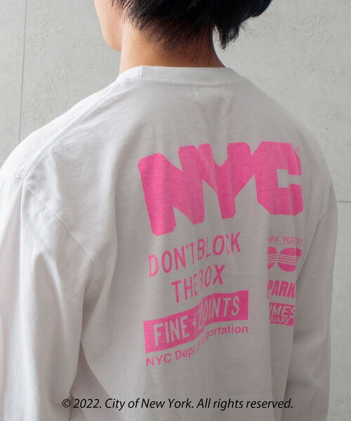 GOOD ROCK SPEED(グッドロックスピード)の「【GOOD ROCK SPEED/グッドロックスピード】NYC (City of NY)ロンT L/S(Tシャツ/カットソー・メンズ・ホワイト/アッシュグレー・M/L)」の21枚目の写真
