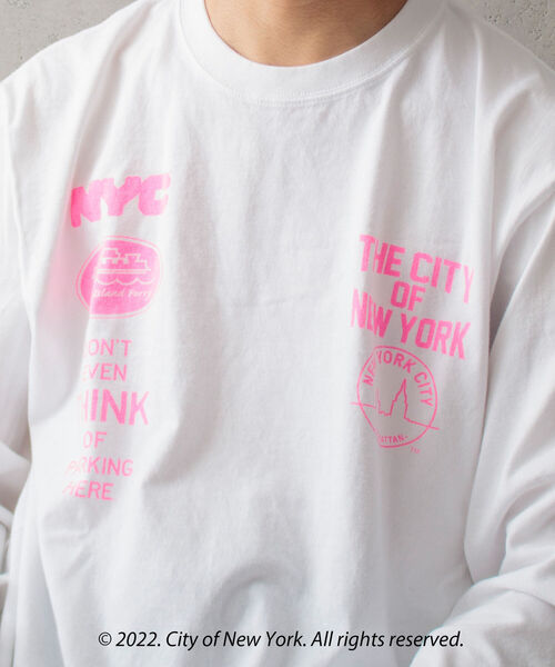 GOOD ROCK SPEED(グッドロックスピード)の「【GOOD ROCK SPEED/グッドロックスピード】NYC (City of NY)ロンT L/S(Tシャツ/カットソー・メンズ・ホワイト/アッシュグレー・M/L)」の19枚目の写真