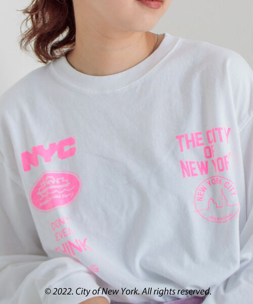 GOOD ROCK SPEED(グッドロックスピード)の「【GOOD ROCK SPEED/グッドロックスピード】NYC (City of NY)ロンT L/S(Tシャツ/カットソー・メンズ・ホワイト/アッシュグレー・M/L)」の16枚目の写真