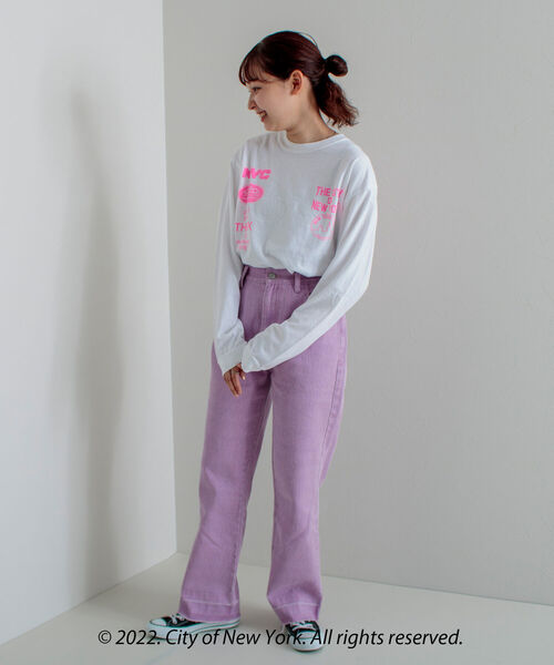 GOOD ROCK SPEED(グッドロックスピード)の「【GOOD ROCK SPEED/グッドロックスピード】NYC (City of NY)ロンT L/S(Tシャツ/カットソー・メンズ・ホワイト/アッシュグレー・M/L)」の12枚目の写真