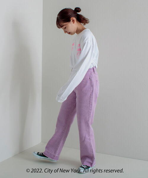 GOOD ROCK SPEED(グッドロックスピード)の「【GOOD ROCK SPEED/グッドロックスピード】NYC (City of NY)ロンT L/S(Tシャツ/カットソー・メンズ・ホワイト/アッシュグレー・M/L)」の11枚目の写真
