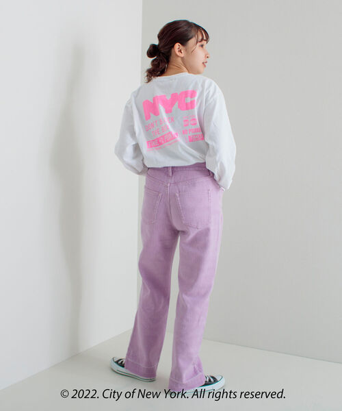 GOOD ROCK SPEED(グッドロックスピード)の「【GOOD ROCK SPEED/グッドロックスピード】NYC (City of NY)ロンT L/S(Tシャツ/カットソー・メンズ・ホワイト/アッシュグレー・M/L)」の10枚目の写真