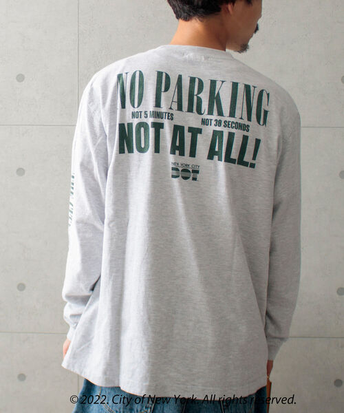 GOOD ROCK SPEED(グッドロックスピード)の「【GOOD ROCK SPEED/グッドロックスピード】NYC (City of NY)ロンT L/S(Tシャツ/カットソー・メンズ・ホワイト/アッシュグレー・M/L)」の7枚目の写真