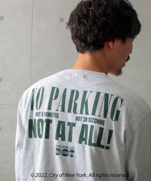 GOOD ROCK SPEED(グッドロックスピード)の「【GOOD ROCK SPEED/グッドロックスピード】NYC (City of NY)ロンT L/S(Tシャツ/カットソー・メンズ・ホワイト/アッシュグレー・M/L)」の6枚目の写真