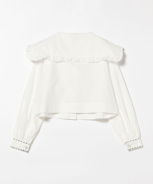 Sister Jane（シスタージェーン）の「sister jane / Breezy Bow Blouse（シャツ/ブラウス・レディース・オフホワイト・SMALL）」の5枚目の写真