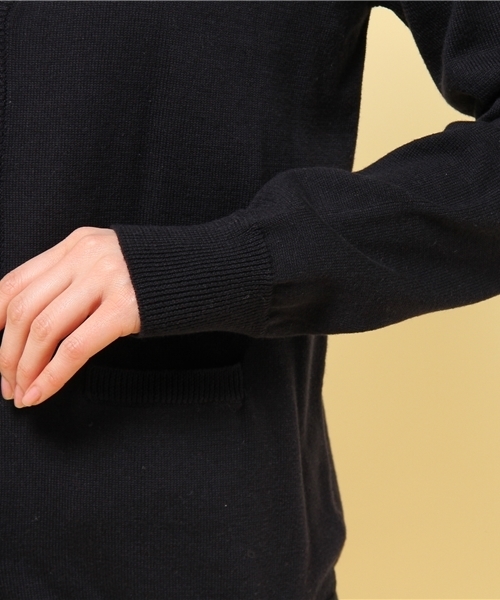 GIORDANO（ジョルダーノ）の「[GIORDANO]ライオン刺繍カーディガン（カーディガン/ボレロ・レディース・ブラック/グレー/ネイビー/レッド・FREE）」の10枚目の写真