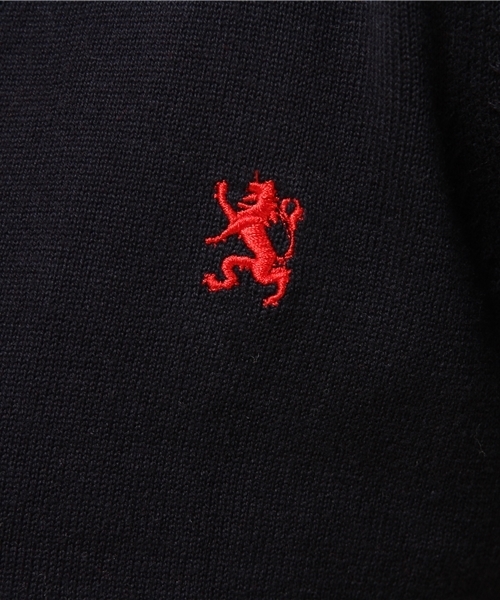 GIORDANO（ジョルダーノ）の「[GIORDANO]ライオン刺繍カーディガン（カーディガン/ボレロ・レディース・ブラック/グレー/ネイビー/レッド・FREE）」の12枚目の写真
