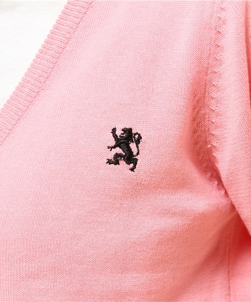 GIORDANO（ジョルダーノ）の「[GIORDANO]ライオン刺繍カーディガン（カーディガン/ボレロ・レディース・ブラック/グレー/ネイビー/レッド・FREE）」の15枚目の写真