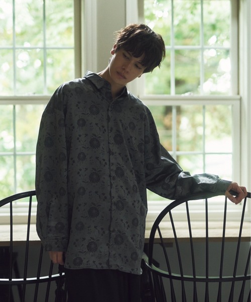 シャツ HUECLOSET Mood Flower Shirt セール】【UNIT CHEST】unique unisex T-shirt OIF designer