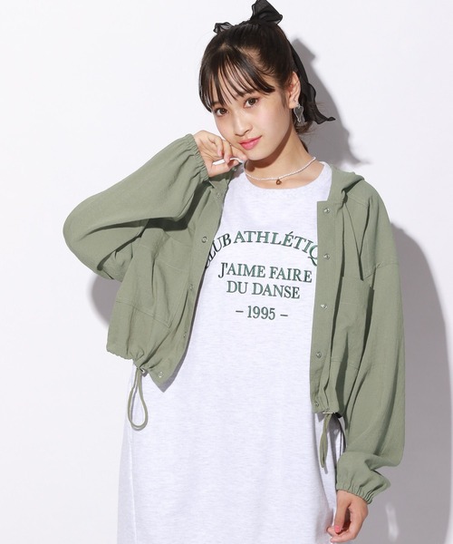 repipi armario（レピピ アルマリオ）の「ビンテージカコウショートパーカー（パーカー・キッズ・モカ/カーキ/ブラック/ホワイト系その他・SMALL/MEDIUM/LARGE）」の4枚目の写真