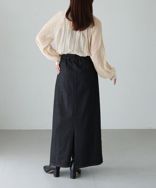 cheriella（シェリエラ）の「【cheriella】WEB限定クリンクルバックデザインラグランブラウス 新色追加（シャツ/ブラウス・レディース・ブラック/グリーン/テラコッタ/アイボリー・M）」の22枚目の写真