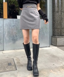 OLIVE des OLIVE | 【WEB限定カラー有】ビットベルト付きタイトミニスカート(スカート)