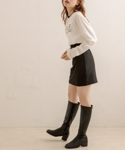 OLIVE des OLIVE（オリーブデオリーブ）の「【WEB限定カラー有】ビットベルト付きタイトミニスカート（スカート・レディース・ブラウン/ダークブラウン/グレー/スミクロ/ブラック・FREE）」の20枚目の写真