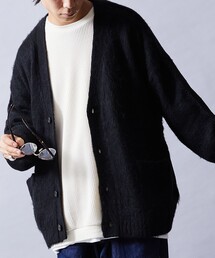 FREAK'S STORE | WEB限定 ビッグシルエット モヘヤタッチ シャギーニット ルーズカーディガン/セーター(カーディガン/ボレロ)