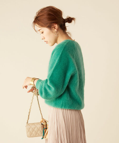 ラトータリテ　ヘアリー Vネックプルオーバー ヘアリーVネックプルオーバーニット | ノーリーズ(NOLLEY'S