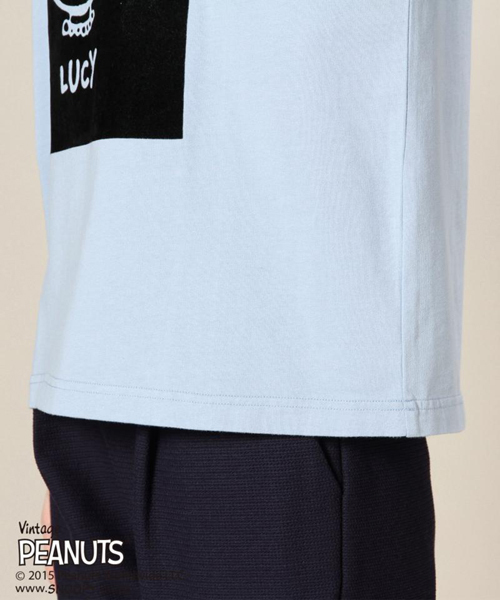 ROSE BUD（ローズバッド）の「(PEANUTS X ROSE BUD) LCTT-15164 FLOCK PRINT LCTT-15164 FLOCK PRINT C/N S/S-T（Tシャツ/カットソー・レディース・ホワイト/ブルー・ONE SIZE）」の17枚目の写真