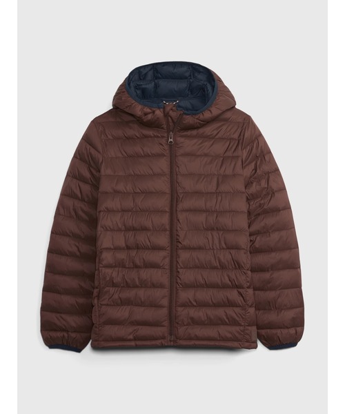 GAP(ギャップ)の「リサイクル素材100% 軽量パファージャケット (キッズ)(ダウンジャケット/コート・キッズ・ブラウン/ネイビー/ブラック/カーキ・XS/S/M/XXL/L/XL)」の13枚目の写真