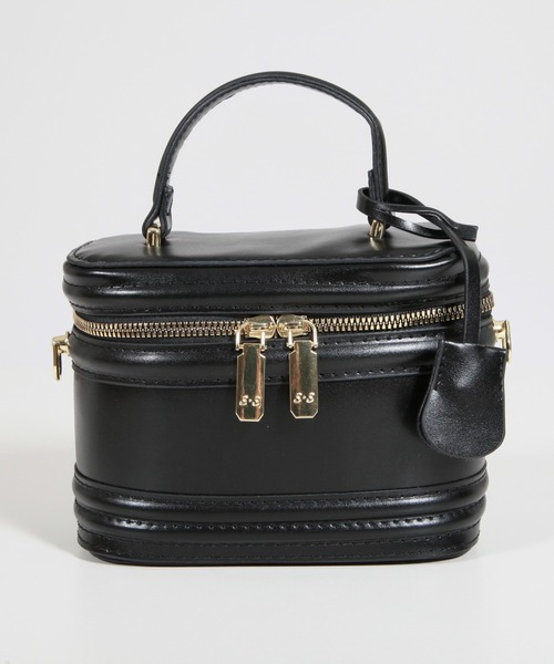 Julia Boutique（ジュリアブティック）の「2WAYバニティバッグ/22575（ハンドバッグ・レディース・ブラック/ブラウン・ONE）」の5枚目の写真