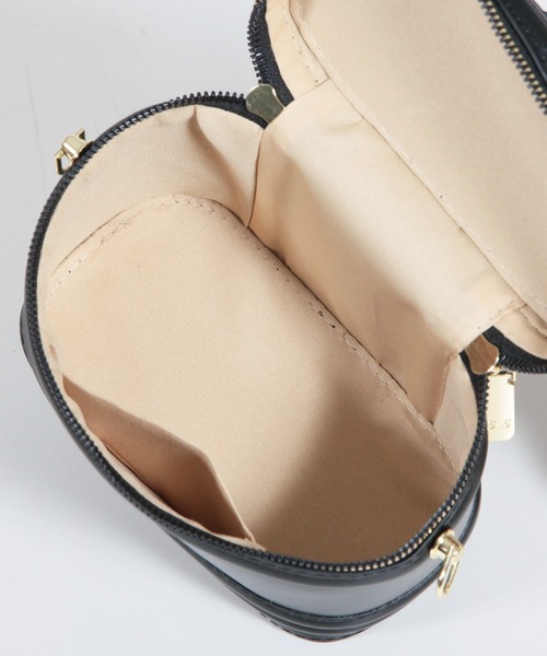 Julia Boutique（ジュリアブティック）の「2WAYバニティバッグ/22575（ハンドバッグ・レディース・ブラック/ブラウン・ONE）」の6枚目の写真
