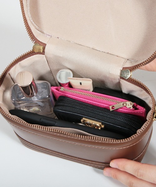 Julia Boutique（ジュリアブティック）の「2WAYバニティバッグ/22575（ハンドバッグ・レディース・ブラック/ブラウン・ONE）」の15枚目の写真