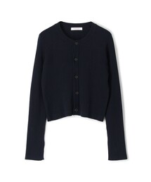 MACPHEE | コットンリブ クロップドカーディガン(カーディガン/ボレロ)