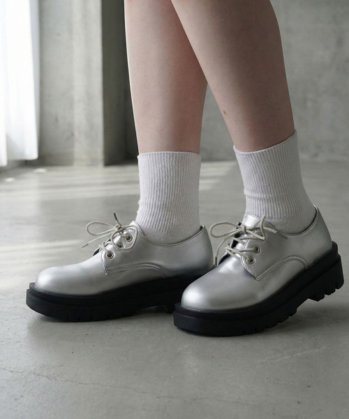 LibertyDoll（リバティードール）の「LibertyDoll シンプル レースアップ/ローファー（ドレスシューズ・レディース・ホワイト系その他/ブラック系その他/ホワイト系その他2/ホワイト系その他3/ブラック系その他2/ブラック系その他3/ブラック系その他4/ブラック系その他5/ブラック系その他6/ブラック系その他7/ダークブラウン/ブラック/ホワイト/ダークブラウン系/ダークブラウン系1/ダークブラウン系2/シルバー系その他3/シルバー系その他2/シルバー系その他/シルバー/イエロー系2/イエロー系4/ブラック系1/イエロー系3/イエロー系1・M/3L/40/42/43/44/L/LL/41/S）」の22枚目の写真