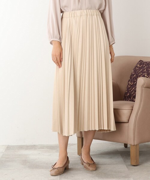 DRESKIP（ドレスキップ）の「◆ランダムプリーツスカート（スカート・レディース・オフホワイト/サンドベージュ/マスタード・02/03/04）」の11枚目の写真
