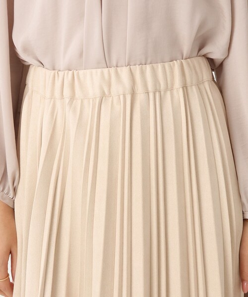 DRESKIP（ドレスキップ）の「◆ランダムプリーツスカート（スカート・レディース・オフホワイト/サンドベージュ/マスタード・02/03/04）」の18枚目の写真