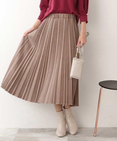 DRESKIP（ドレスキップ）の「◆ランダムプリーツスカート（スカート・レディース・オフホワイト/サンドベージュ/マスタード・02/03/04）」の15枚目の写真