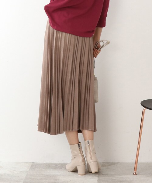 DRESKIP（ドレスキップ）の「◆ランダムプリーツスカート（スカート・レディース・オフホワイト/サンドベージュ/マスタード・02/03/04）」の12枚目の写真
