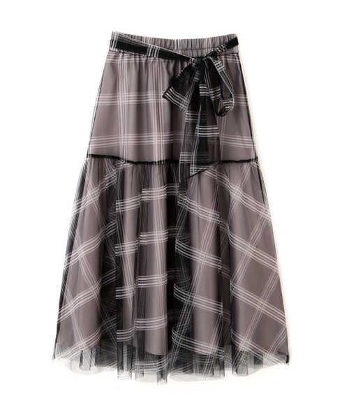 PROPORTION BODY DRESSING（プロポーションボディドレッシング）の「【美人百花11月号タイアップ 休井美郷さん着用商品】＜Ｅ＞アソートチュールスカート / 1212227001（スカート・レディース・ブラック系その他/ホワイト系その他・SMALL/MEDIUM）」の21枚目の写真