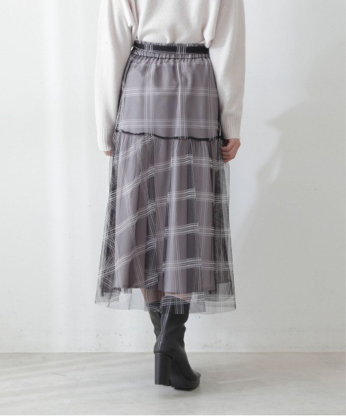 PROPORTION BODY DRESSING（プロポーションボディドレッシング）の「【美人百花11月号タイアップ 休井美郷さん着用商品】＜Ｅ＞アソートチュールスカート / 1212227001（スカート・レディース・ブラック系その他/ホワイト系その他・SMALL/MEDIUM）」の5枚目の写真