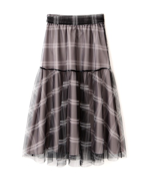 PROPORTION BODY DRESSING（プロポーションボディドレッシング）の「【美人百花11月号タイアップ 休井美郷さん着用商品】＜Ｅ＞アソートチュールスカート / 1212227001（スカート・レディース・ブラック系その他/ホワイト系その他・SMALL/MEDIUM）」の14枚目の写真