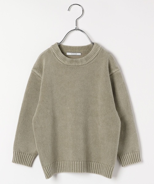 BAYFLOW(ベイフロー)の「【お家で洗える】アラエルモールニット(KIDS)(ニット/セーター・キッズ・ホワイト/イエロー/ブルー/ピンク/ブラウン/パープル・110cm/120cm/130cm/140cm)」の18枚目の写真