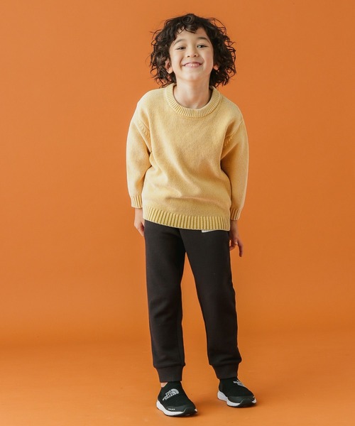BAYFLOW(ベイフロー)の「【お家で洗える】アラエルモールニット(KIDS)(ニット/セーター・キッズ・ホワイト/イエロー/ブルー/ピンク/ブラウン/パープル・110cm/120cm/130cm/140cm)」の21枚目の写真
